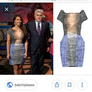 Peter Pilotto sunset dress seen on Kim Kardashian.